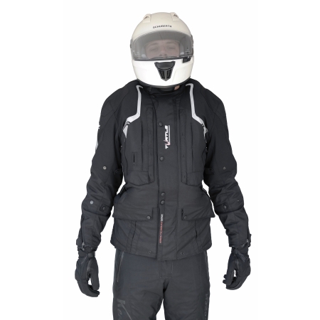 TEKSTYLNA KURTKA z poduszką powietrzną HELITE Touring B Black